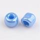 DIY Craft Beads 12/0 Opaque Colors Lustered Round Glass Seed Beads(X-SEED-A012-2mm-123B)-2