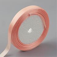 Single Face Satin Ribbon, Polyester Ribbon, Light Salmon, 3/4 inch(20mm), about 25yards/roll(22.86m/roll), 250yards/group(228.6m/group), 10rolls/group(RC20mmY007)