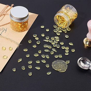 DIY Wax Kit, Stainless Steel Handle Wax Sealing Stamp Melting Spoon, Vintage Seal Stamp Wax Stick Melting Pot Holder, Metallic Markers Paints Pens, Hot Melt Adhesive Granules, Candle, Mixed Color, Spoon: 119x27.5x10mm