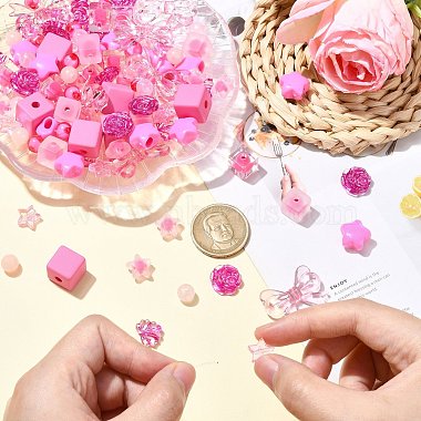 200Pcs Mixed Styles Acrylic Beads(OACR-CJ0001-83)-4