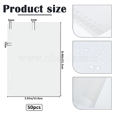 PPプラスチック製バインダー仕切り(DIY-WH0899-761C)-2