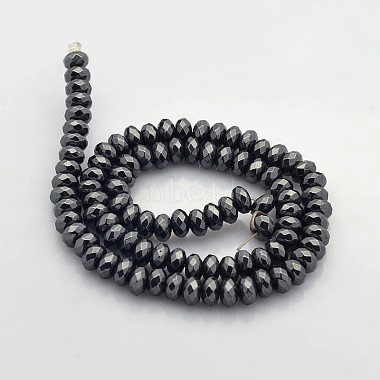 Electroplate Non-magnetic Synthetic Hematite Beads Strands(G-J208F-M)-2