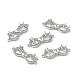 Brass Micro Pave Clear Cubic Zirconia Connector Charms(KK-E068-VB377)-4