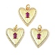 Rack Plating Real 18K Gold Plated Brass Pendants(KK-B077-23G)-1