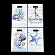 50個の地中海テーマOPPプラスチック包装袋(ABAG-F011-04)-1