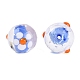 Handmade Bumpy Lampwork Beads(LAMP-N042-21A-01)-2
