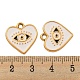 pendentifs en émail d'alliage de placage uv(ALRI-C009-13G)-3