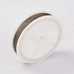 1Roll Original Color(Raw), Tiger Tail Wire, Nylon-coated Stainless Steel, Raw, about 0.38mm in diameter, about 262.46 Feet(80m)/roll(X-L0.38mm80-01)