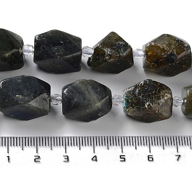 Natural Larvikite Beads Strands(G-C182-17-02)-5