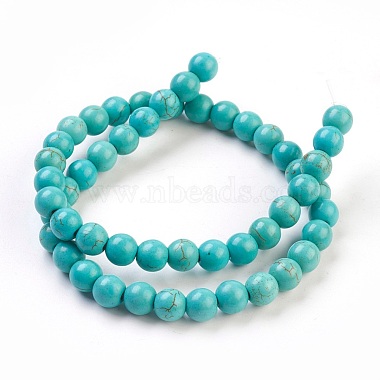 Synthetic Turquoise Beads Strands(TURQ-G106-4mm-02D)-2