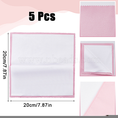 5 Sheets 4 Layers Silver Polishing Cloth(AJEW-SC0002-32)-2