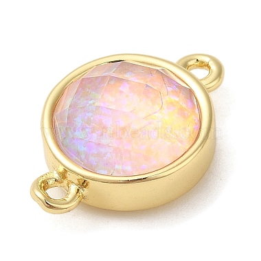 Synthetic Opal Connector Charms(KK-S370-05G-03)-2