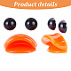 20Pcs Plastic Doll Duck Craft Mouth & 40Pcs Craft Eyes Cabochons(FIND-GO0001-17)-3