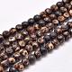 Natural Tibetan Style 3-Eye dZi Beads Strands(G-P229-A-07I-6mm)-1