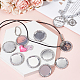 100Pcs 2 Styles Iron Pendant Cabochon Settings(FIND-DR0001-44)-4