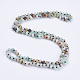 Colliers de multi-usage perlés amazonite / bracelets enveloppants naturels(NJEW-K095-A09)-1