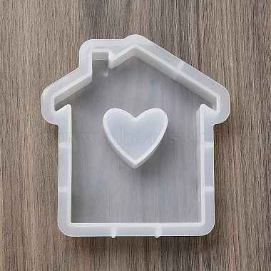 DIY House with Heart Pattern Candle Silicone Molds(DIY-G113-05D)-3