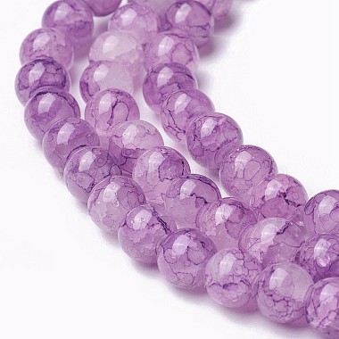 Spray Painted Glass Beads Strands(GLAA-A038-C-53)-3