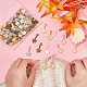 20pcs Maple Leaf Alloy Pendants Decorations Set(HJEW-AR0001-10)-3