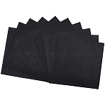 10 Sheets Non Woven Fabric, DIY Craft Supplies, Square, Black, 300x300x1mm, 10 sheets/set(DIY-WH20050-08B)
