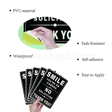 Waterproof PVC Warning Sign Stickers(DIY-WH0237-014)-3