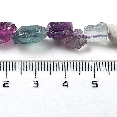 brins naturels bruts de perles de fluorite(G-P528-B09-01)-4