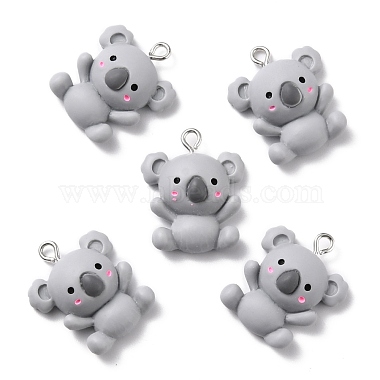 Silver Other Animal Resin Pendants