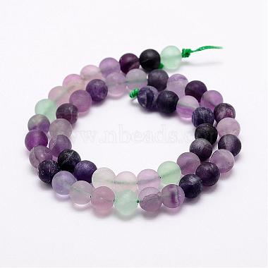 Natural Fluorite Bead Strands(G-A163-06-12mm)-2