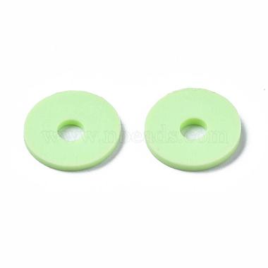 Flat Round Handmade Polymer Clay Beads(CLAY-R067-12mm-24)-7