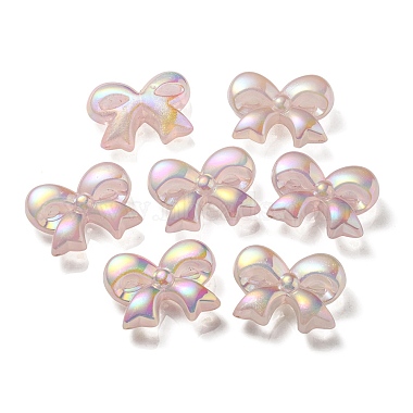 Lavender Blush Bowknot Acrylic Beads