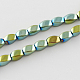 Chapelets de perles en hématite synthétique sans magnétiques(G-Q874-12x6mm-7)-3