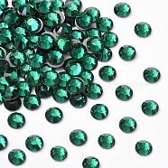 Preciosa&reg Crystal Hotfix Flatback Stones, Czech Crystal, Round(438 11 612 Chaton Rose VIVA 12 &reg), 50730 Emerald, SS12(3.3~3.5mm)(Y-PRC-HSS12-50730)