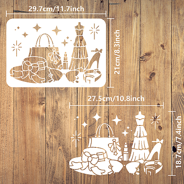Plastic Drawing Painting Stencils Templates(DIY-WH0396-494)-2