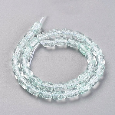brins de perles de verre craquelées k 9 transparentes(CCG-L003-A)-4
