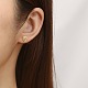 304 Stainless Steel Stud Earrings for Women(FU7169-1)-3