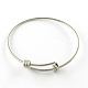 Bracelet extensible réglable en 201 acier inoxydable fabrication de bracelet(STAS-R069-03)-1