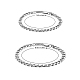 2 Sets 2 Colors Couple Bracelets Sets(BJEW-SZ0001-34)-2