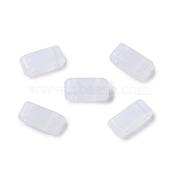 Opaque Acrylic Slide Charms, Rectangle, Ghost White, 2.3x5.2x2mm, Hole: 0.8mm(OACR-Z010-02N)