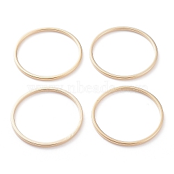 Brass Linking Rings, Long-Lasting Plated, Round Ring, Real 24K Gold Plated, 22x1mm, Inner Diameter: 20mm(X-KK-Y003-03H-G)