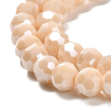 plaquer des brins de perles de verre opaques(EGLA-A035-P6mm-A05)-3