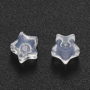 White Star Silicone Ear Nuts
