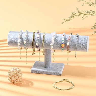 t bar de velours présentoir de bracelet(X-NDIS-F001-02)-4