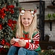 ANATTASOUL 2Pcs 2 Style Christmas Theme Antler Cloth & Iron Alligator Hair Bands(MRMJ-AN0001-01)-6
