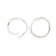 Messing Open Ringe springen(KK-G604-08S-05)-2