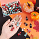 60Pcs 4 Colors Halloween Dyed Synthetic Turquoise Pendants(FIND-AR0003-26)-3