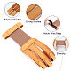 Leather Archery Protective Glove 3 Fingers Hand(AJEW-WH0245-36C)-4