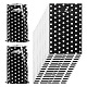 Polka Dot PET Plastic Packing Bags with Die Cut Hole Handle(ABAG-TADJ0002-001G)-1
