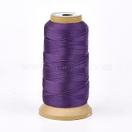 Polyester Thread, for Custom Woven Jewelry Making, Indigo, 0.5mm, about 480m/roll(NWIR-K023-0.5mm-10)