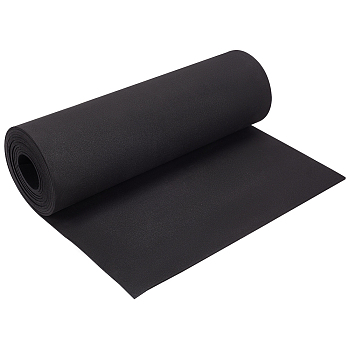 Adhesive EVA Foam Roll, For Art Supplies, Paper Scrapbooking, Cosplay, Halloween, Foamie Crafts, Black, 350x3mm, about 3m/roll