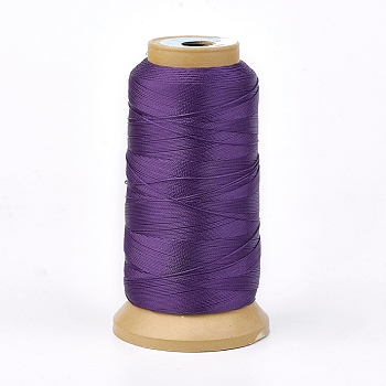 Polyester Thread, for Custom Woven Jewelry Making, Indigo, 0.5mm, about 480m/roll